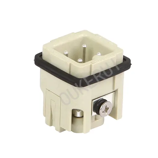 Inserto macho de conector resistente de 3 pines 10A 230/400V