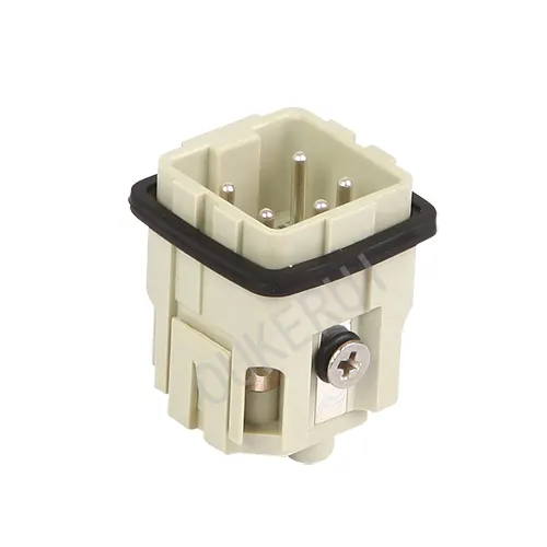 Inserto macho de conector resistente de 4 pines 10A 230/400V